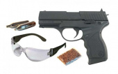 Пневматический пистолет Crosman PRO77 Kit (пули+очки+2баллончика) 4,5 мм